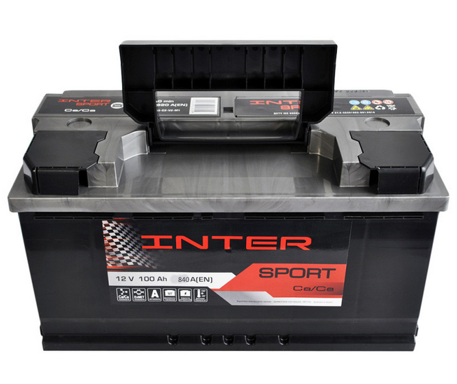 Акумулятор INTER Sport 100Ah 840A R+
